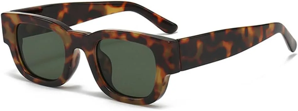 

Популярные модные солнцезащитные очки 2027 года для женщин: ретро, ​​конфетные цвета, панк, UV400, трендовые солнцезащитные очки MTZJH, Leopard Dark Green