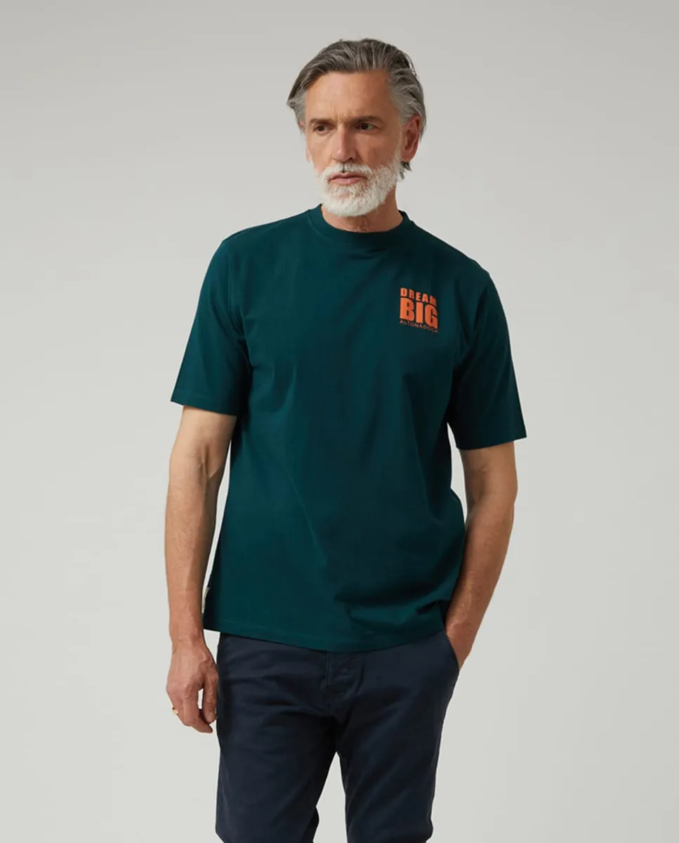 

Мужская футболка с коротким рукавом и логотипом на боку Altonadock, темно-зеленый