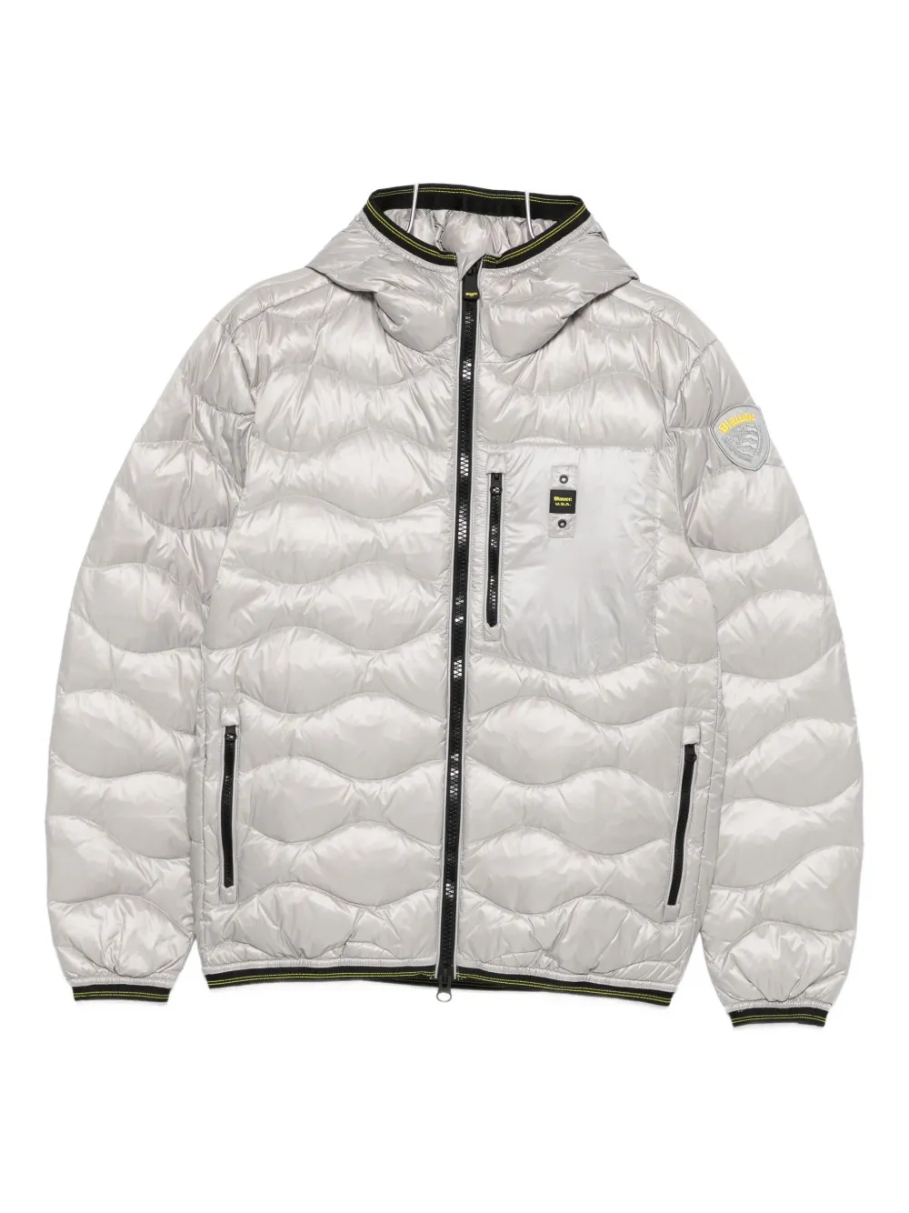 

Стеганая куртка с капюшоном Blauer, белый