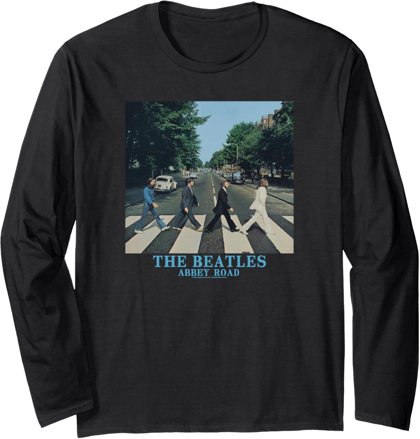 

Футболка с длинными рукавами The Beatles - Abbey Road, черная