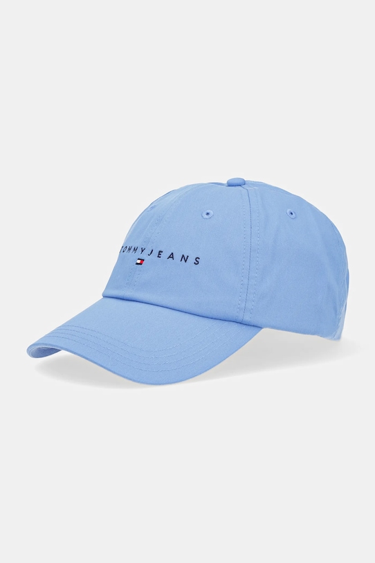 

Хлопковая кепка с козырьком 0 Tommy Jeans, синий
