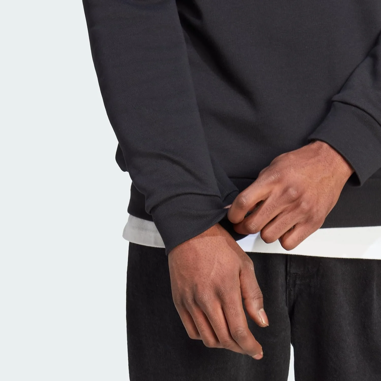Толстовка adidas Essentials Fleece с круглым вырезом — фото 4