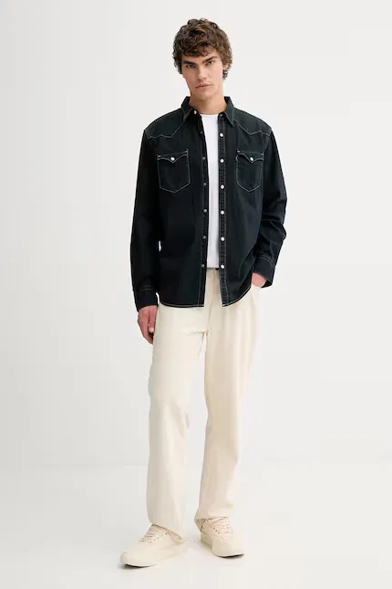 Рубашка джинсовая Barstow Western Standard Levi's, черный — фото 2