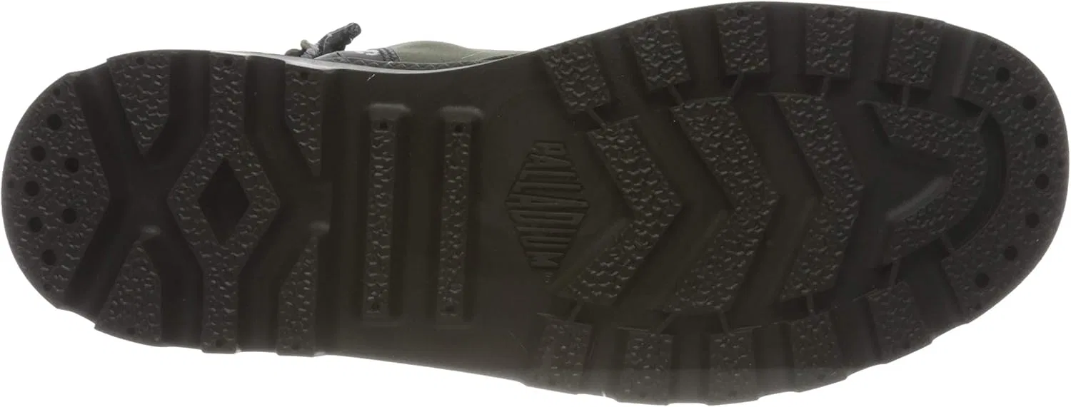 Унисекс водонепроницаемые ботильоны Palladium Pampa из переработанной стали, Olive Night — фото 4