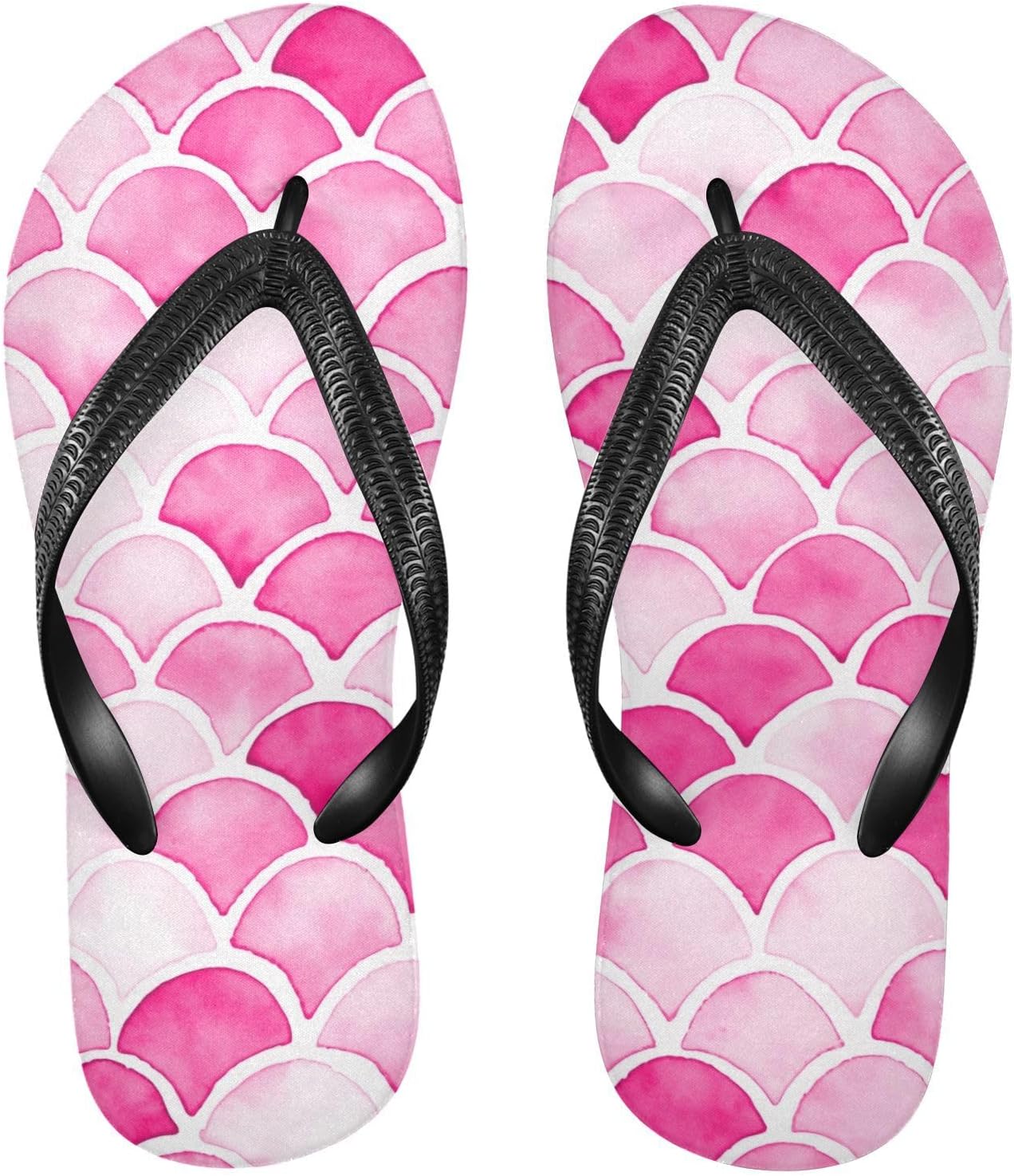 

Женские и мужские сандалии SPRIPORT Mermaid Slim с мягкой подошвой, удобные повседневные вьетнамки с амортизацией и противоскользящей резиновой подошвой, для отдыха на пляже и прогулок летом, розовый