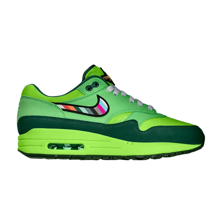 

Кроссовки Nike Division Street x Tinker Hatfield x Air Max 1 'University of Oregon - Ducks of a Feather' Sample, зеленый