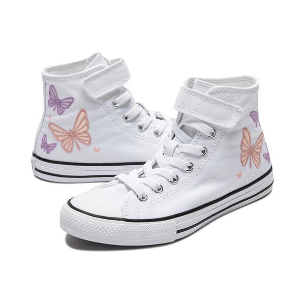 Кроссовки chuck taylor all star easy-on butterflies 'white pink phase grape fizz' Converse, белый — фото 4