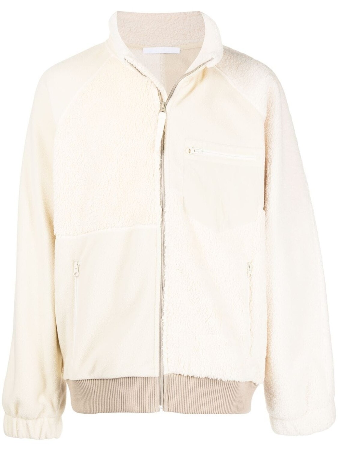 

Helmut Lang флисовая толстовка на молнии, белый