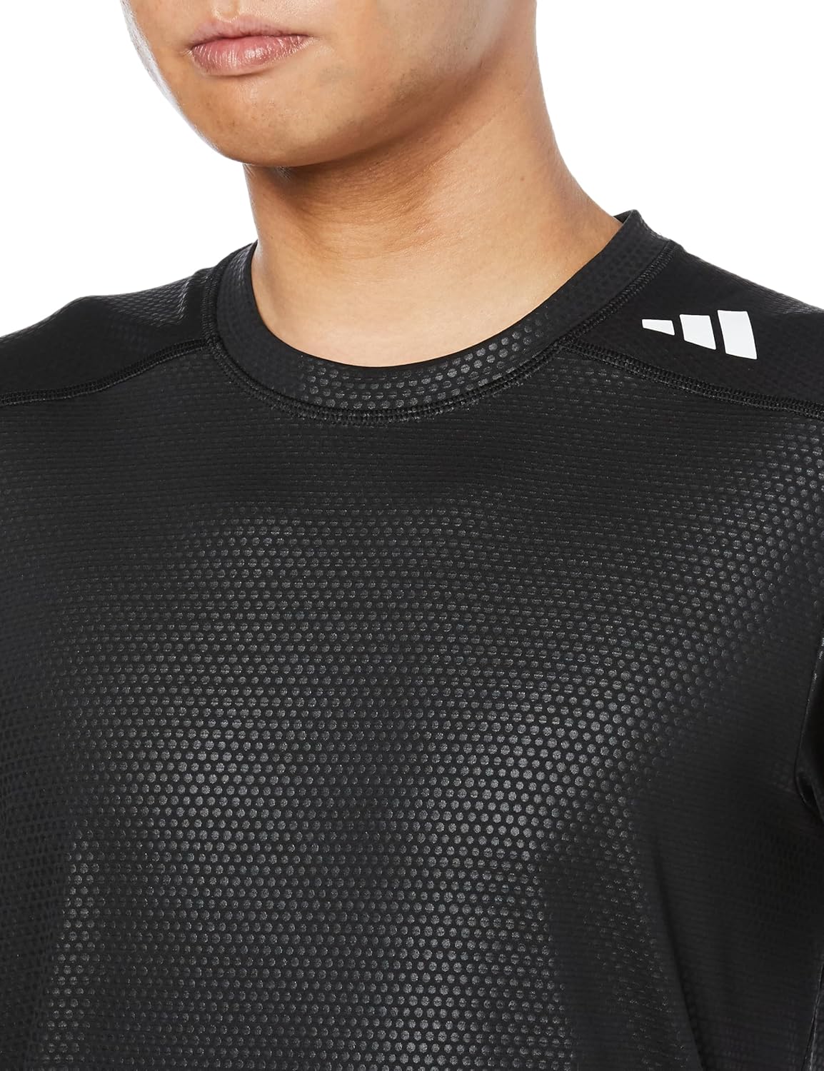 Мужская футболка с коротким рукавом Adidas DJN83, D4T Strength, футболка для тренировок с коротким рукавом, черный — фото 3