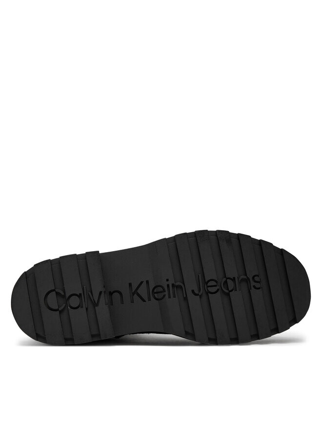 Сапоги Calvin Klein Jeans Flatform Zip Laceup Mg S YW0YW01554 Negro, черный — фото 4