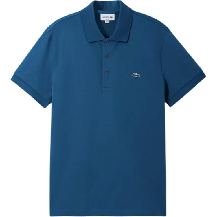 Поло с коротким рукавом и нашивкой-логотипом LACOSTE, Dark Sapphire-Z1G