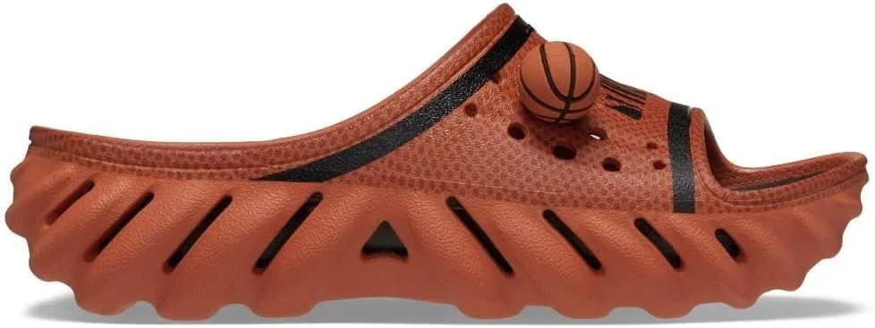 Сандалии Crocs унисекс для взрослых NBA Echo Slide Slide Sandals, оранжевый
