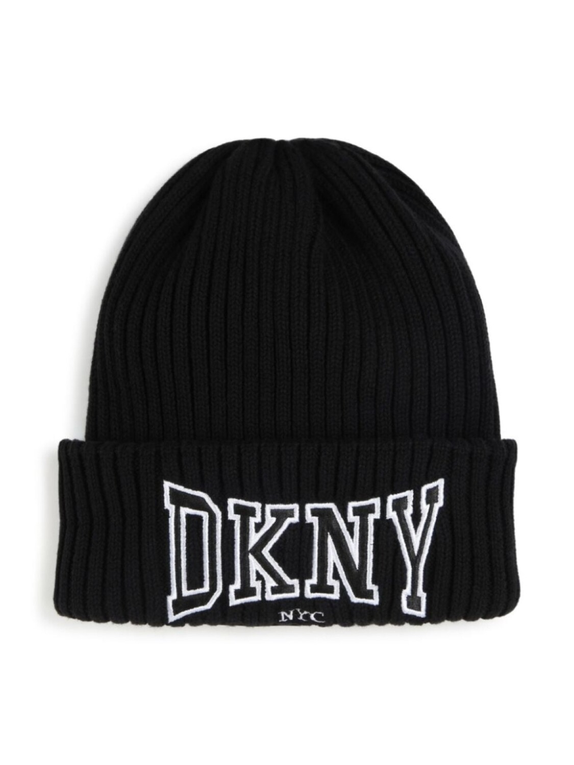 

Dkny Kids шапка бини с логотипом, черный