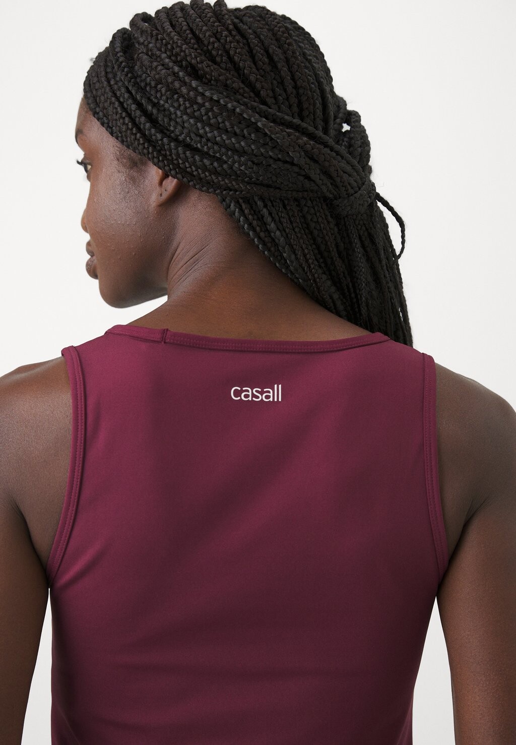 

Топ CREASE SLEEVELESS CROP Casall, красный
