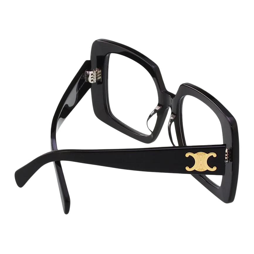 CELINE Ацетатные квадратные солнцезащитные очки Unisex Black — фото 3