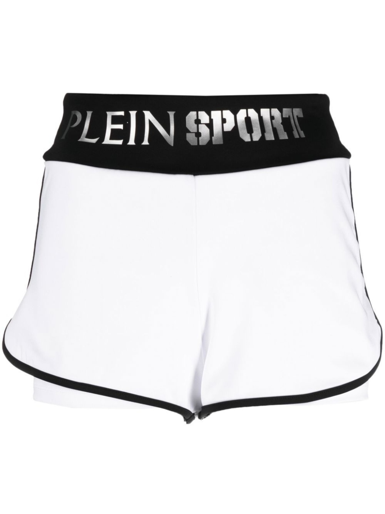 

Спортивные шорты с логотипом Plein Sport, белый