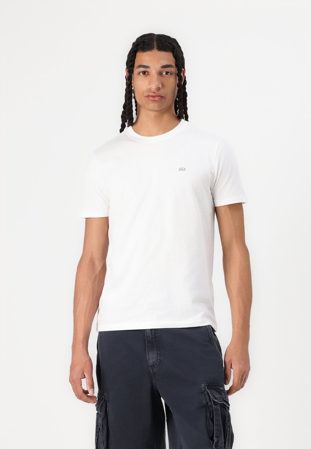 

Базовая футболка EVERYDAY SOFT MICRO LOGO GAP, белый