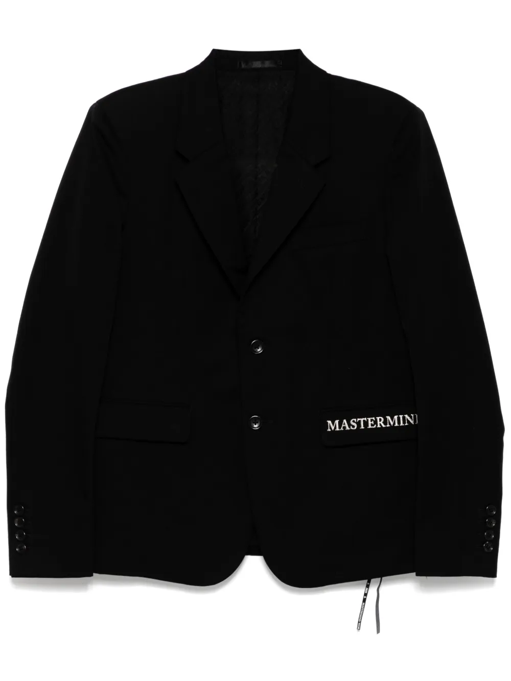 

Пиджак с вышитым логотипом Mastermind World, черный