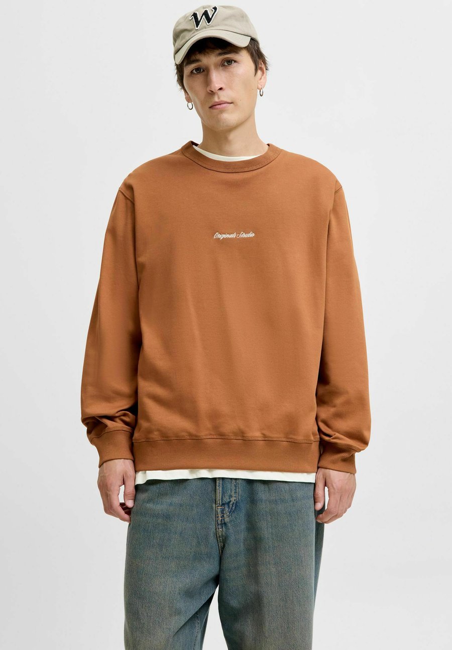 

Толстовка Jack & Jones JORNORREBRO EMB CREW, Argan Oil/Brown, Коричневый, Толстовка Jack & Jones JORNORREBRO EMB CREW, Argan Oil/Brown