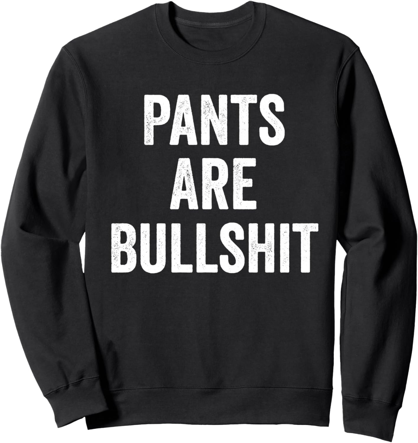 

Ироничные штаны - это чушь. Толстовка Sarcastic Tease, черный