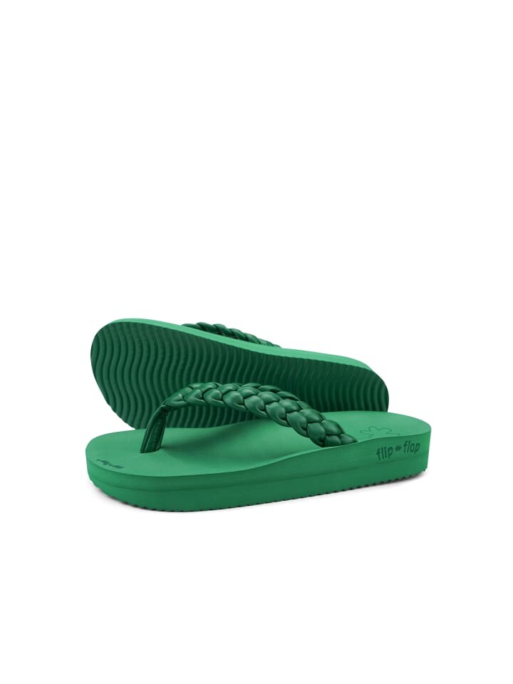 

Шлепанцы Flip Flop wedgy*weave, цвет smaragdgrün