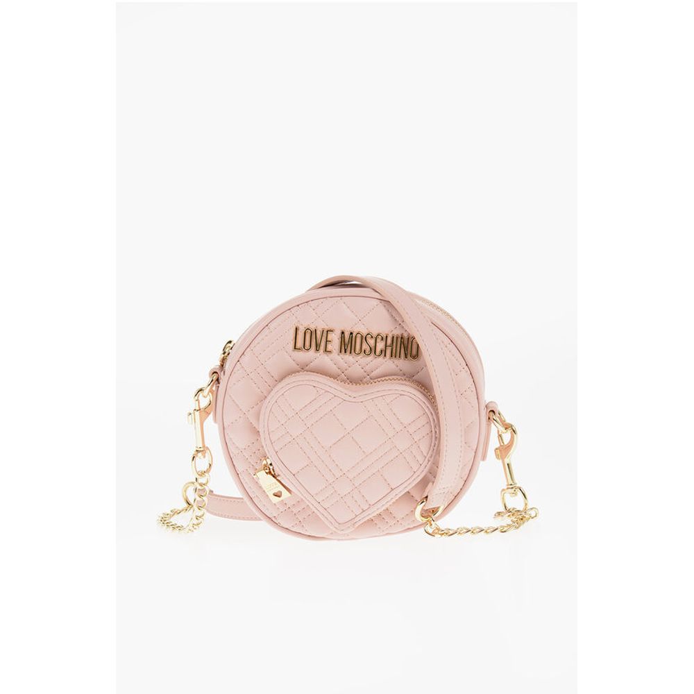 

Круглая сумка через плечо LOVE с карманом в форме сердца Moschino, мультиколор