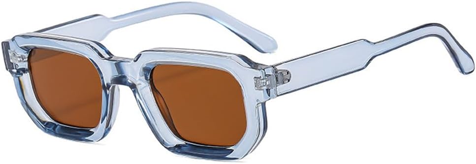 

Солнцезащитные очки с защитой UV400 для мужчин и женщин | Маленькая оправа Tea Punk | Линзы конфетных цветов для вождения и занятий спортом на открытом воздухе generic, Blue Tea