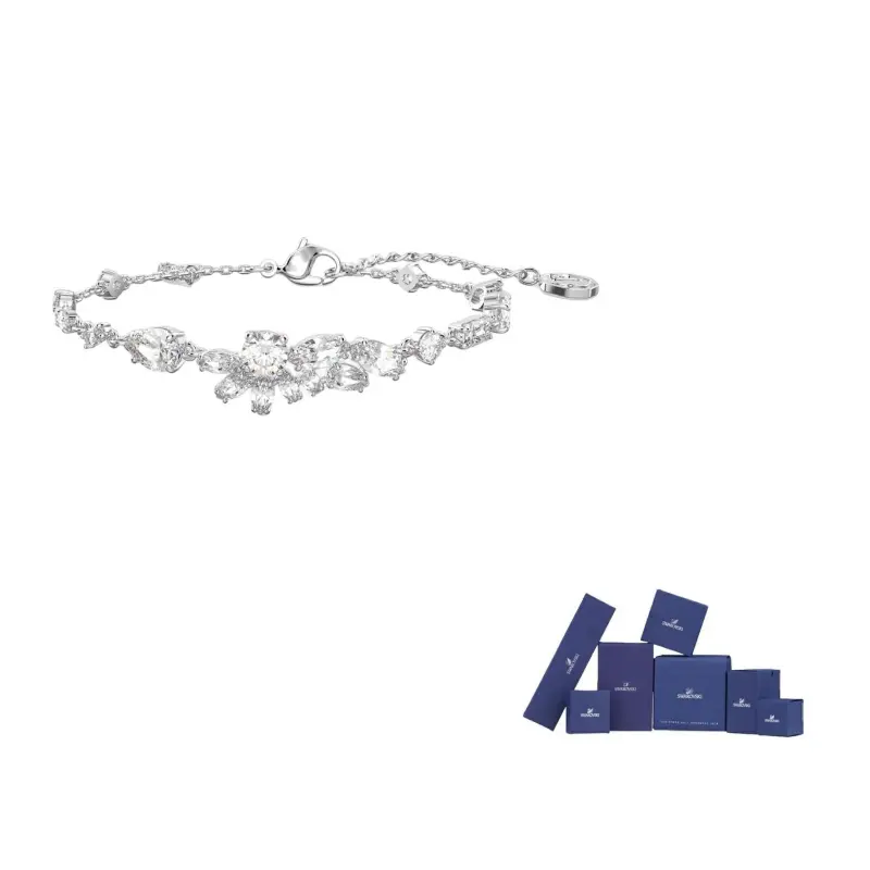 

Swarovski Позолоченное родиевое браслет для женщин Gema White