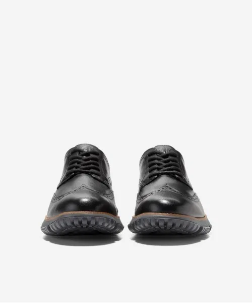 Мужские зимние ботинки COLE HAAN ZERØGRAND Wingtip чёрные — фото 3
