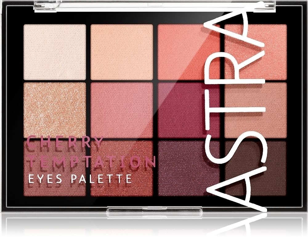 

Палитра теней для век The Temptation Astra Make-Up, atspalvis cherry temptation 15 гр