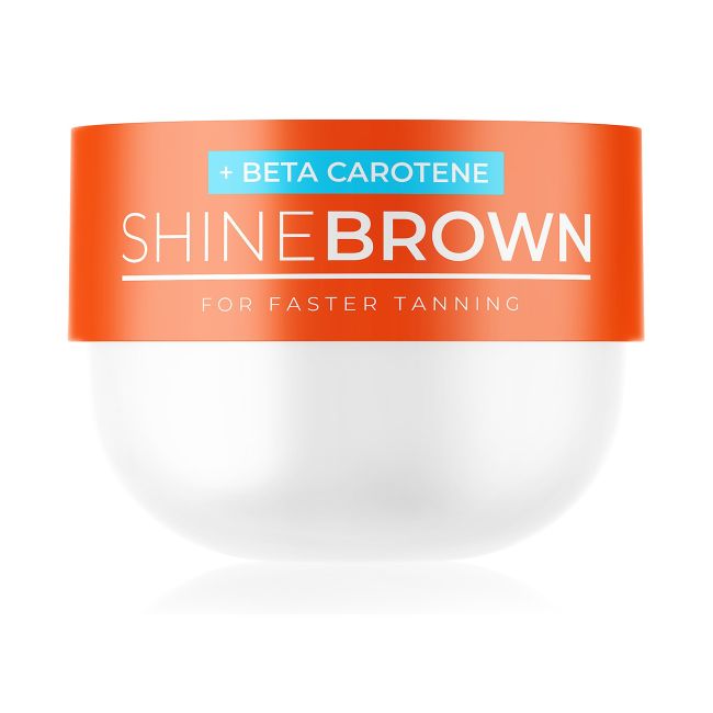 

Крем для загара Shine Brown с бета-каротином Byrokko, 210 мл