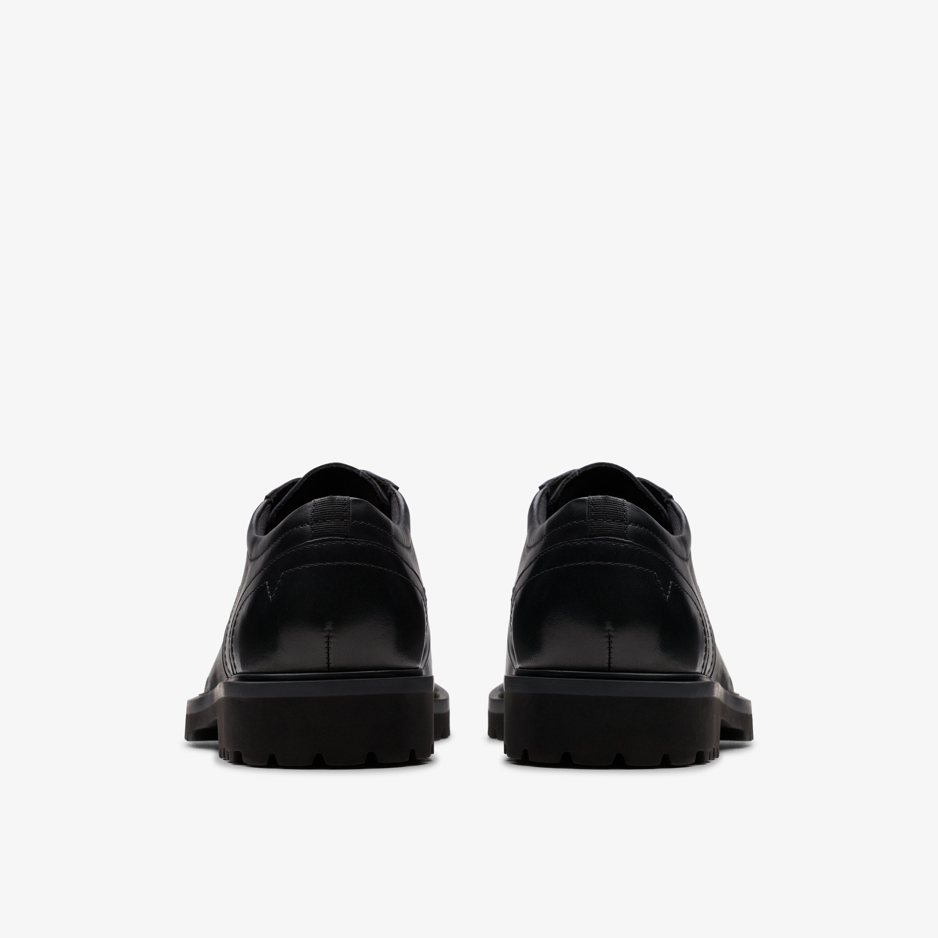 Туфли Бервикское кружево Clarks, Black Leather — фото 2
