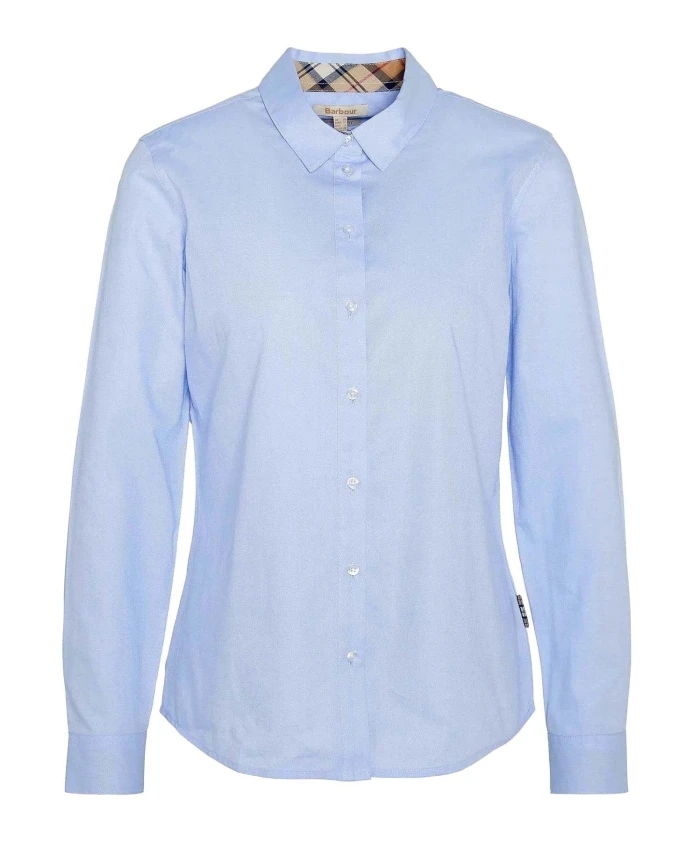 

Стильная хлопковая футболка lsh1409 Barbour, синий