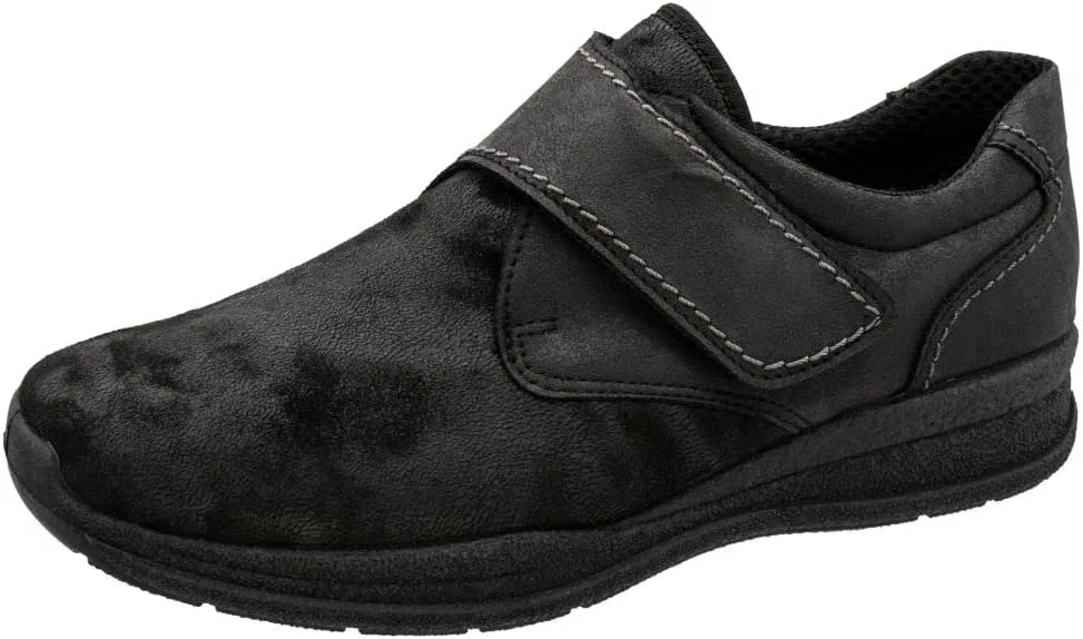Мужские бандажные туфли Fischer Markenschuh, тапочки, со сменной стелькой, Black 222