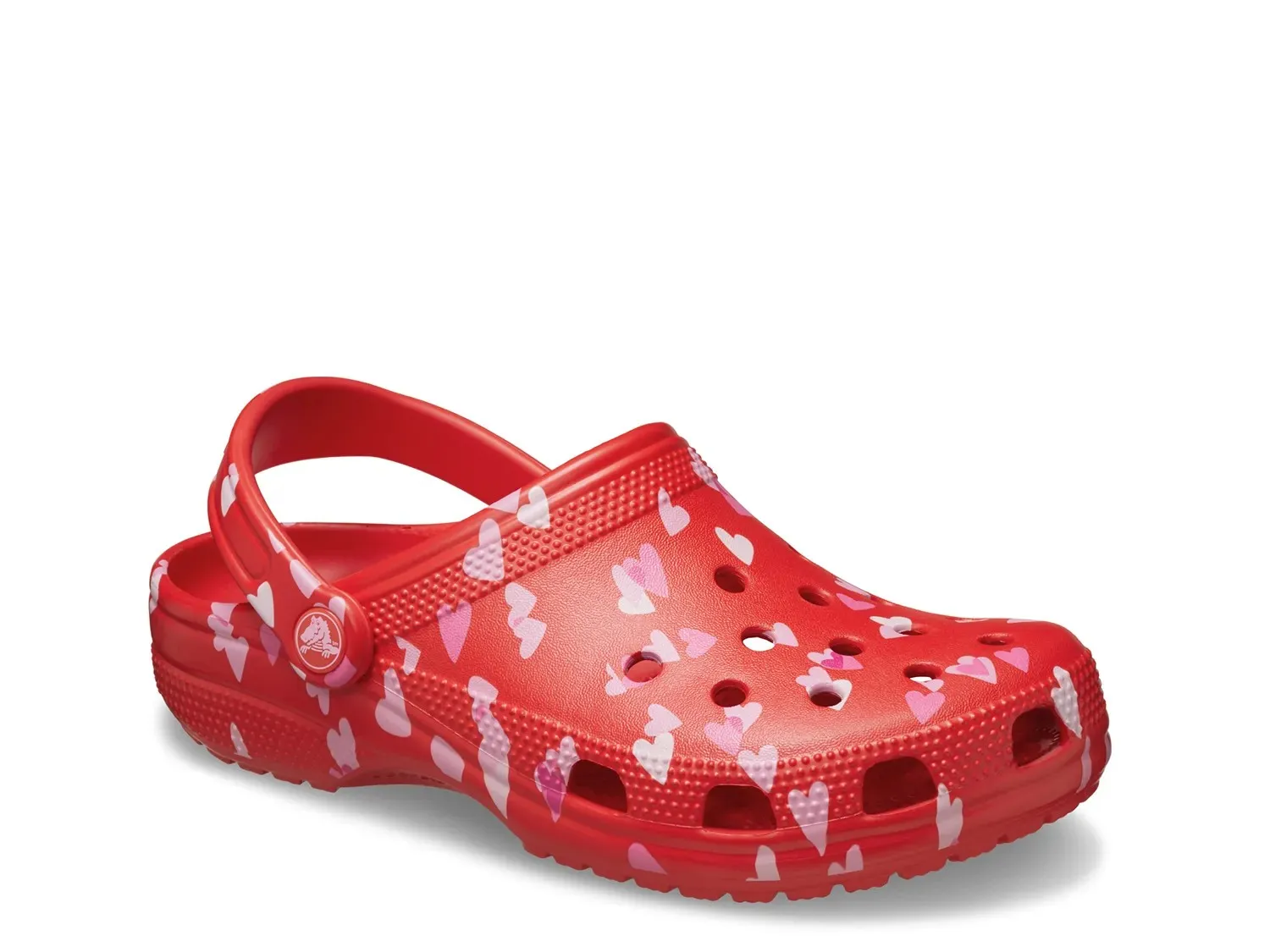 Классические сабо Crocs ко Дню святого Валентина, красные