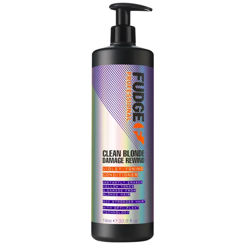 Кондиционер для светлых волос «Clean Blonde Damage Rewind» от Fudge Professional, 1000 мл Fudge, Colourful