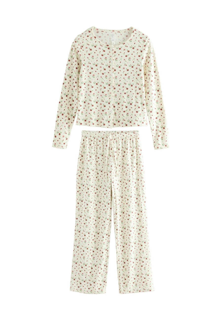 

Пижамный комплект Next SET, Cream Ditsy/Beige