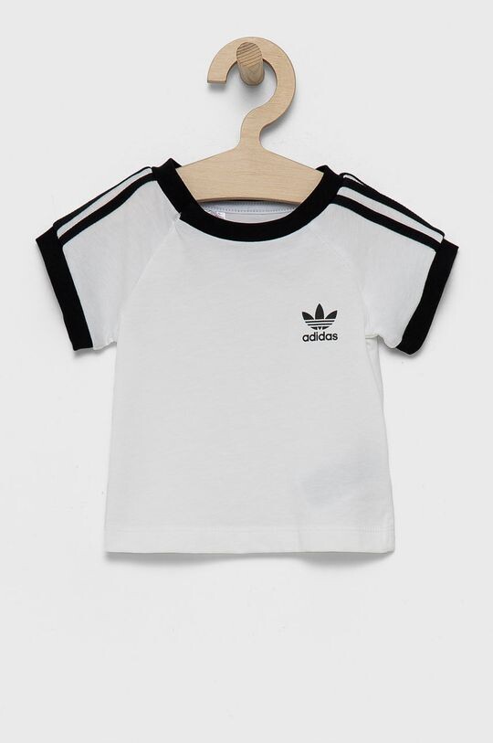 

Детская хлопковая футболка adidas Originals DV2824, белый