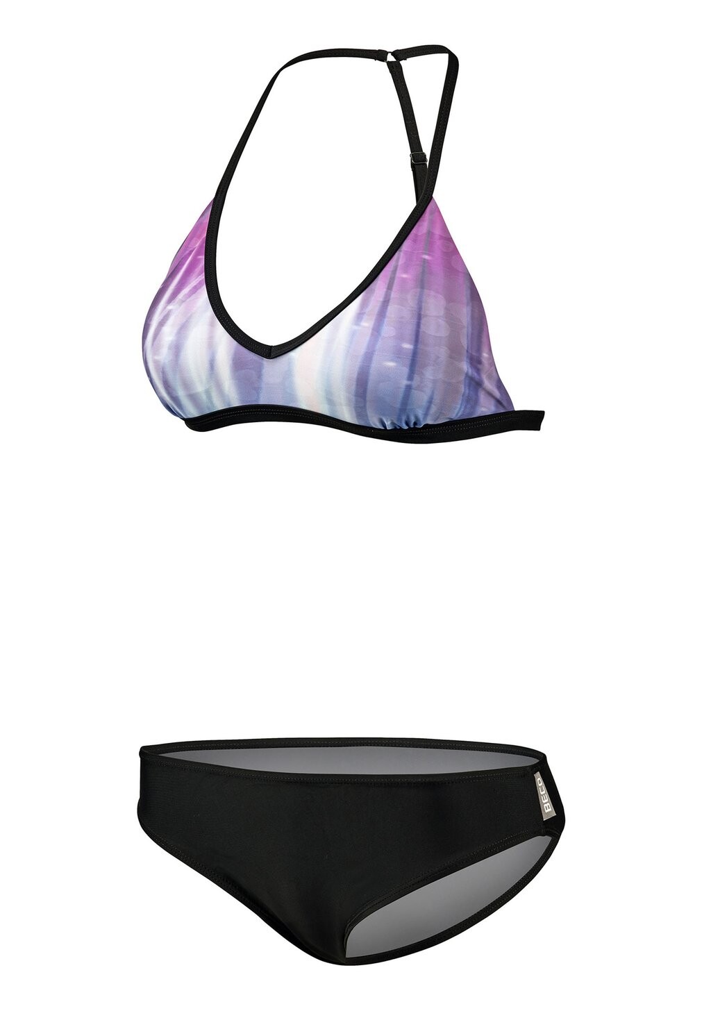 

Бикини Beactive T-Back BECO the world of aquasports, черное разноцветное