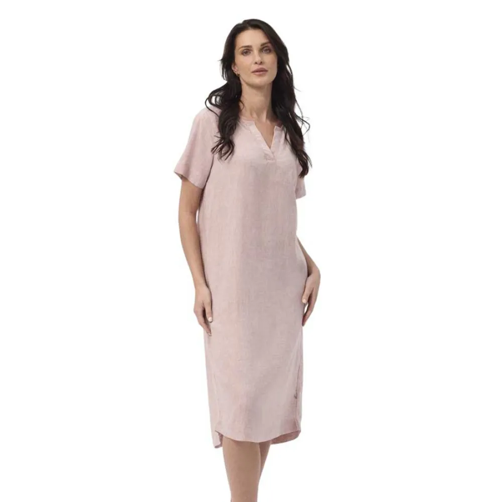 

Платье Redgreen Dahlia short sleeve midi, розовый