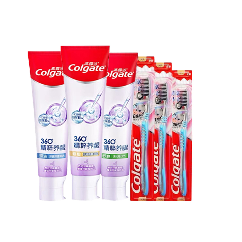 

Набор для ухода за полостью рта из 4 предметов для свежести дыхания и защиты десен COLGATE