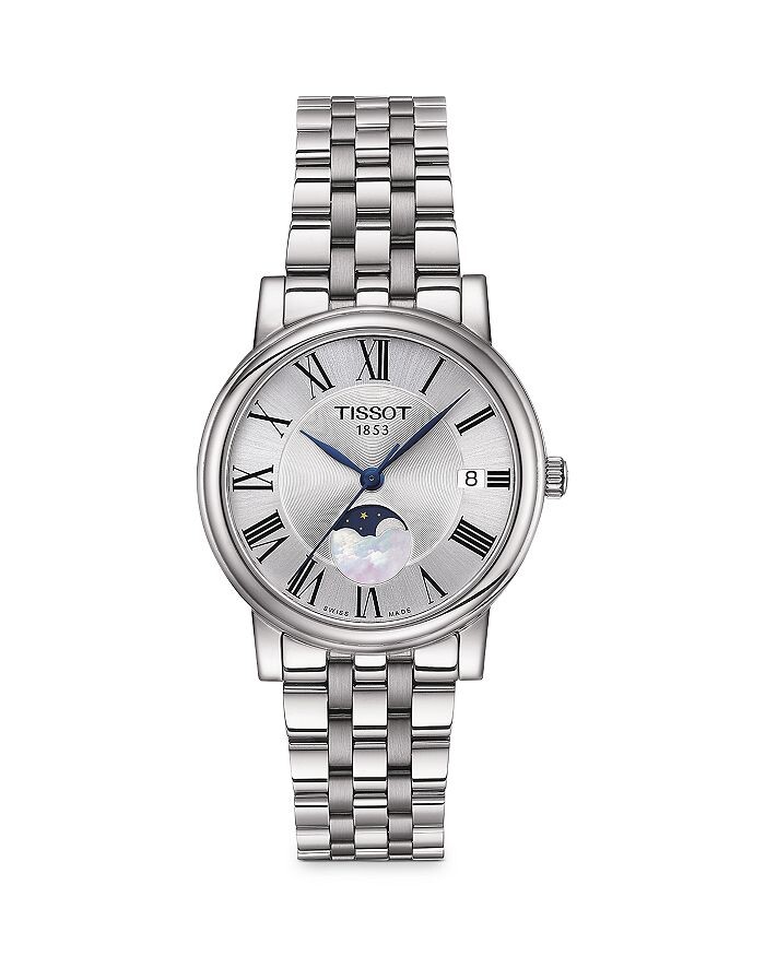

Часы Tissot Carson, 32 мм, серебряный