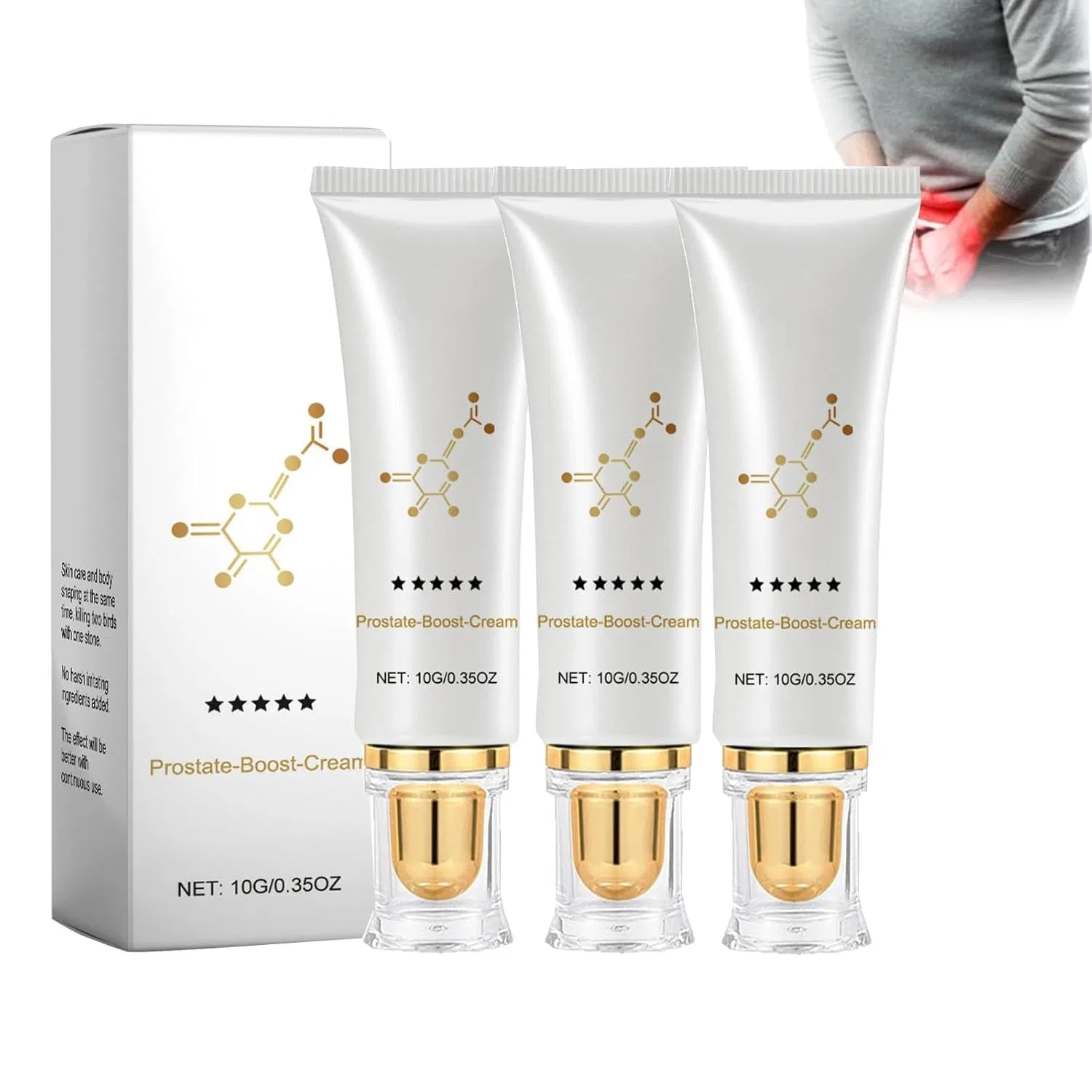 Крем для простаты Prostate Enhance Cream для мужчин, 3 x 10 г Generic, 3 Items