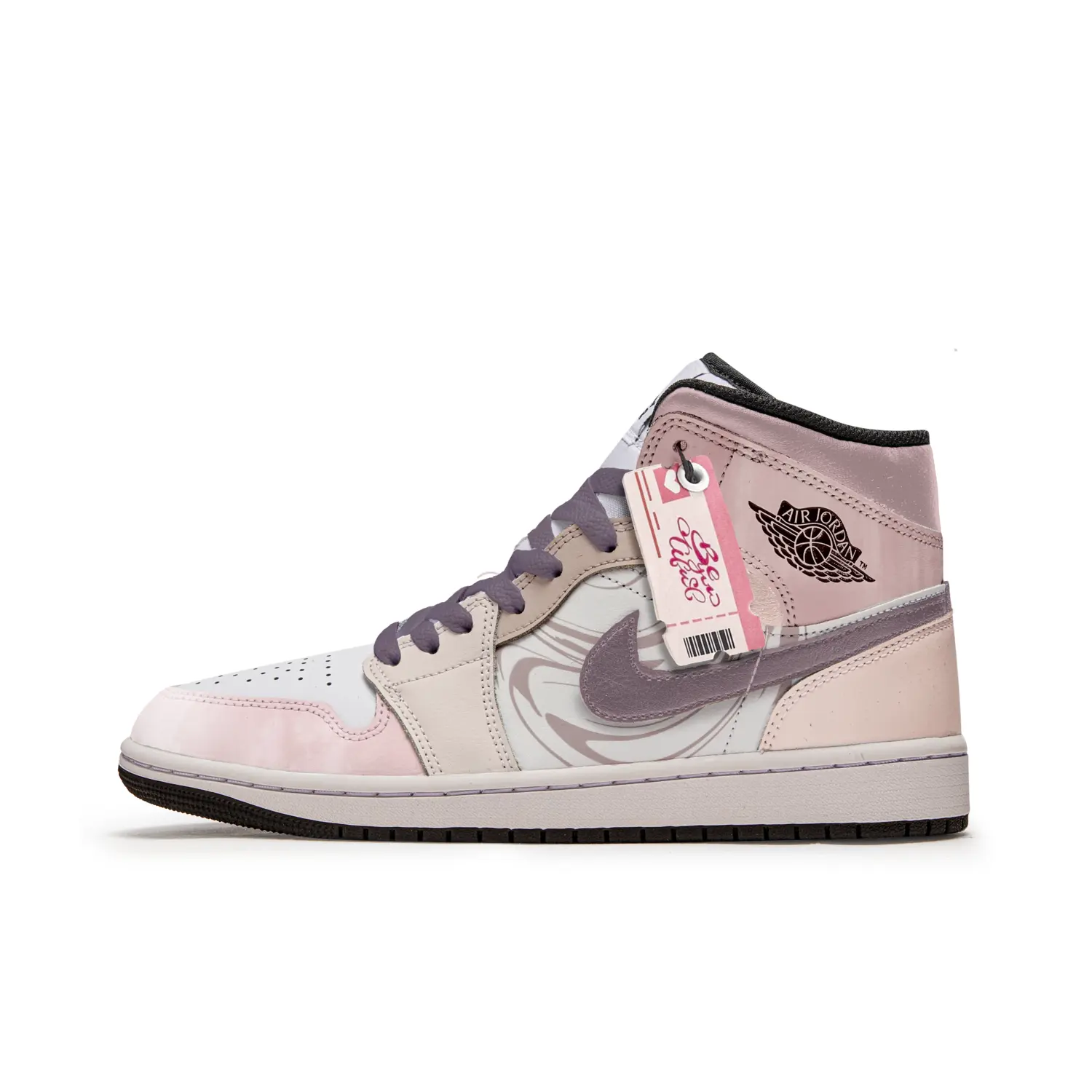 

Баскетбольные кроссовки Air 1 Vintage Men Mid-Top Pink/Purple Jordan, Розовый, Баскетбольные кроссовки Air 1 Vintage Men Mid-Top Pink/Purple Jordan
