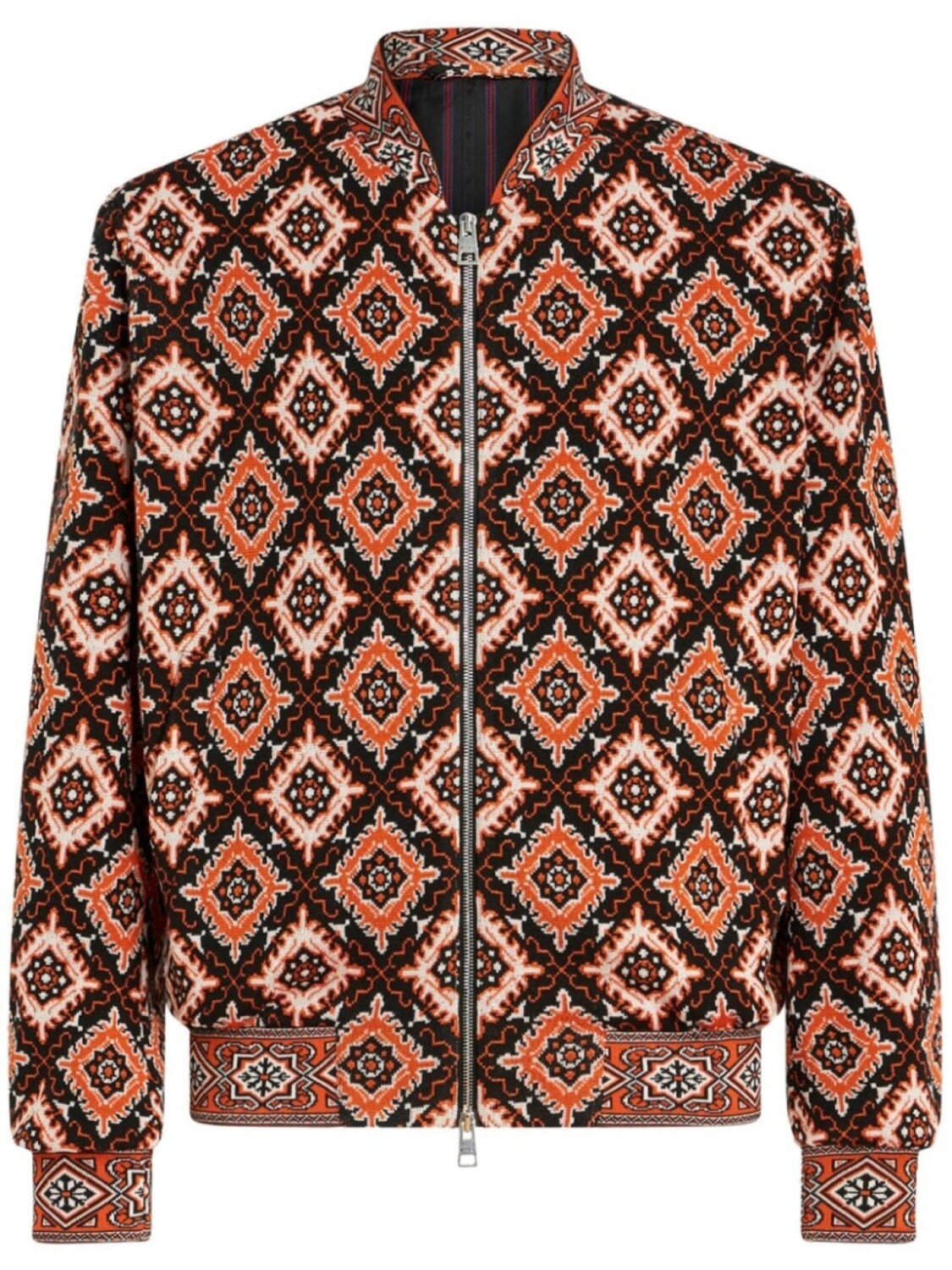 

ETRO жаккардовый бомбер, оранжевый