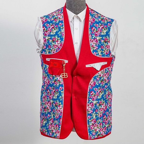 Классический блейзер для мальчиков slim fit Elie Balleh, Royal — фото 3