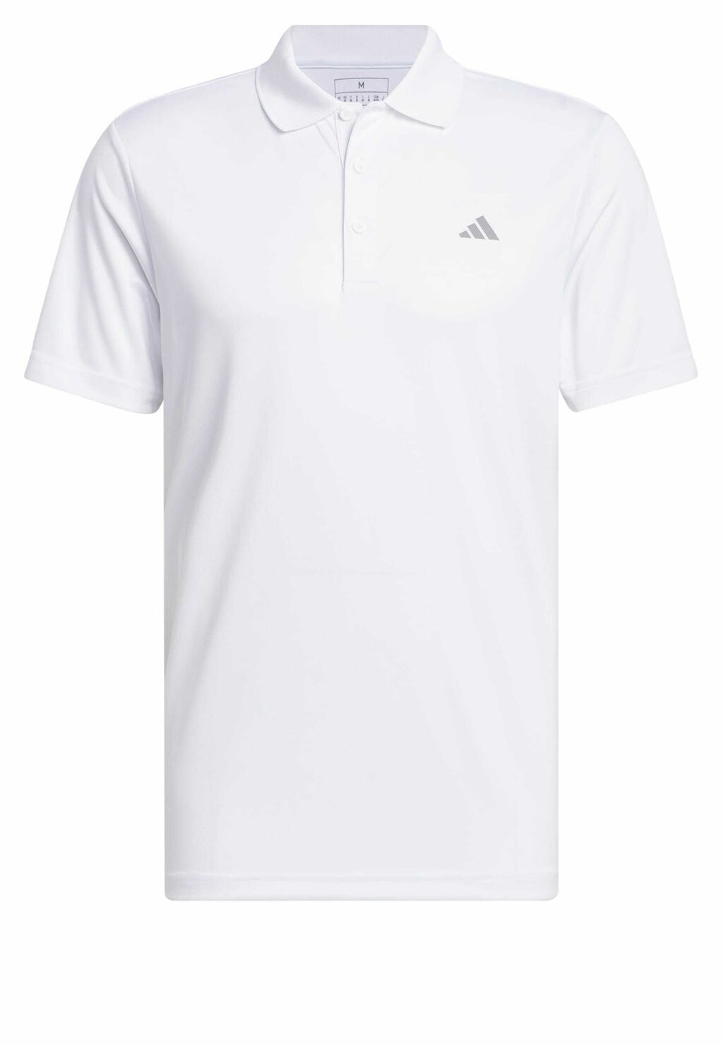 Рубашка-поло Adidas, белая — фото 4