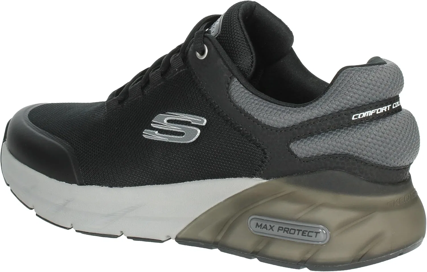Мужские низкие треккинговые кроссовки Skechers Max Protect Sport Balmer, Black — фото 2