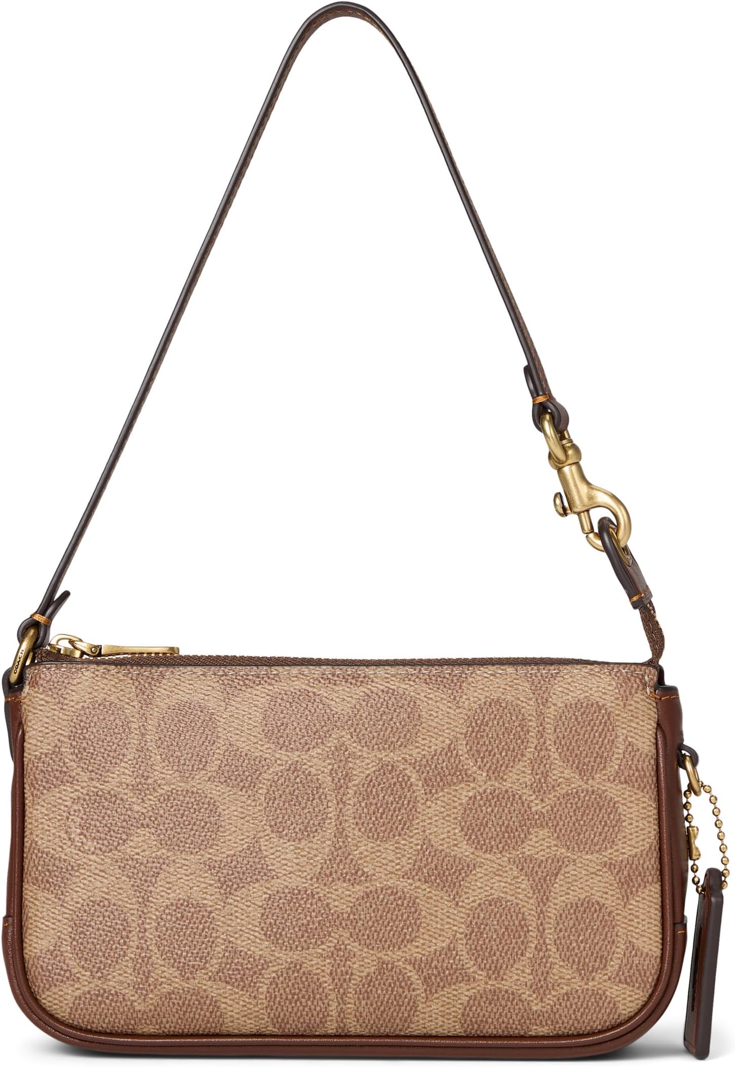 

Сумка COACH Plaza Bag 18 In Signature Canvas, цвет Tan Brown