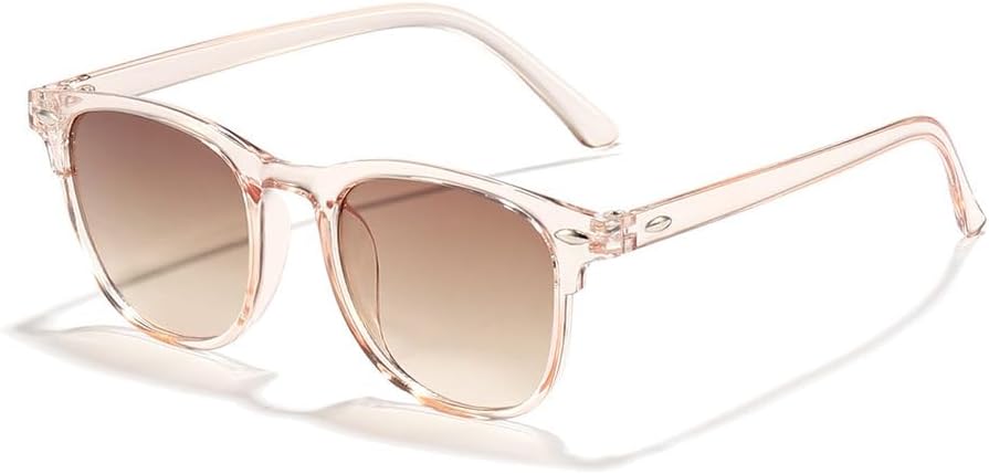 

Винтажные солнцезащитные очки с металлическими заклепками для женщин, в стиле ретро, ​​унисекс, классические, для активного отдыха и путешествий, модные очки с градиентной тонировкой HYYZZC, Champagne